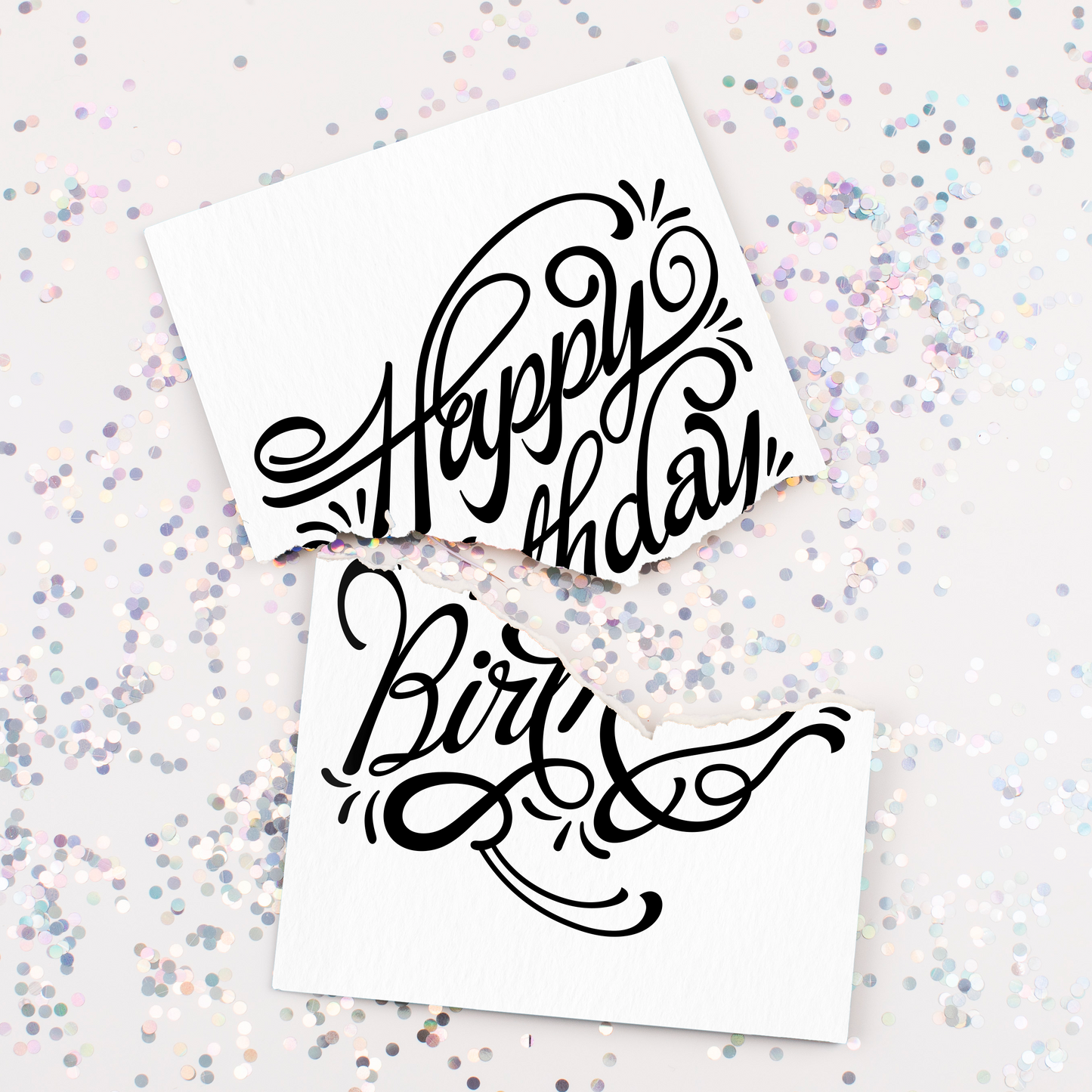 Endless Musical Greeting Card Birthday With Glitter Bomb