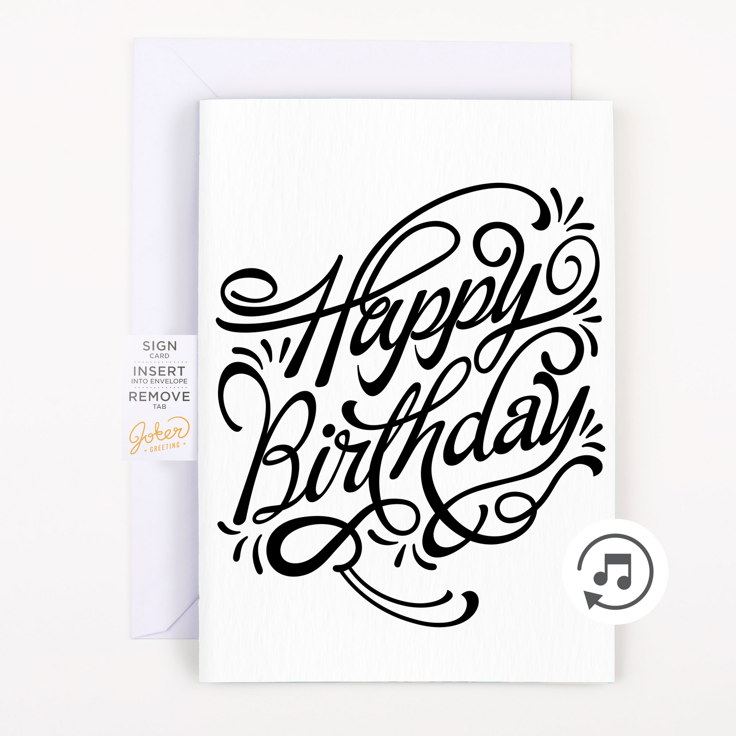 Endless Musical Greeting Card Birthday With Glitter Bomb