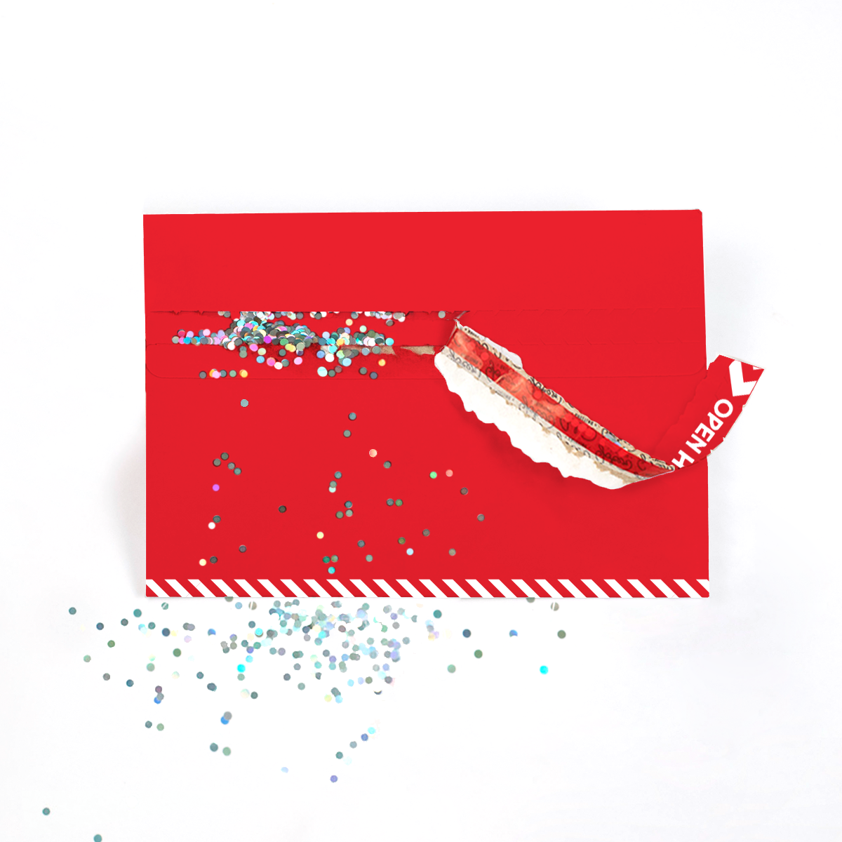 Glitter Bomb Trap Red Envelope (3-Pack)