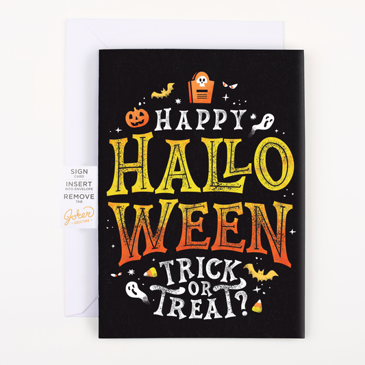 Endless Musical Greeting Card Halloween + Pull Surprise Bomb